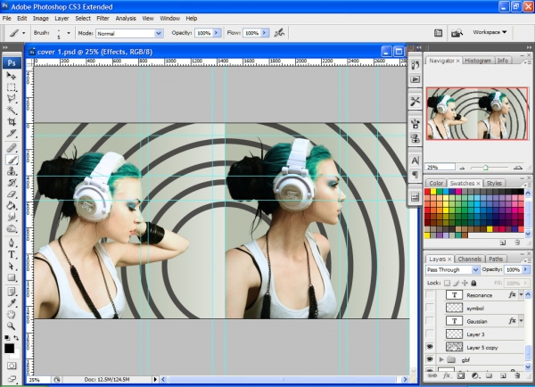 Creation of Gaussian Resonance: Step 6